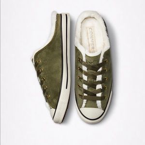 Converse Chuck Taylor All Star Dainty Mule Green Welcome to the Wild 7.5 New!